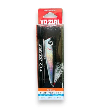 Воблер 3DR-X Popper 65F 65 мм 7г (Fishing) - поппер на щуку, окуня (8223-17)