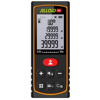 Дальномер Alloid Pro, лазерный, 80м (DM-11080)
