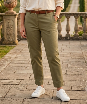 Женские штаны чинос Marks & Spencer р. 16 Slim Fit