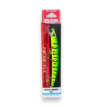 Воблер Crystal Minnow 110F 11g (0.7-1.0м) - плаваючий, на щуку, окуня, судака (8619-1)