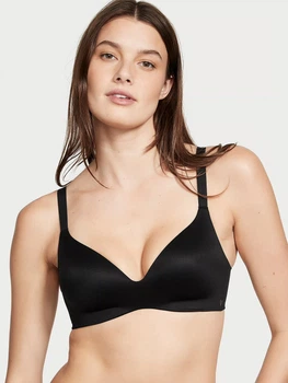 Бюстгальтер Infinity Flex Lightly Lined Wireless Full-Coverage Victoria’s Secret Чорний 38C