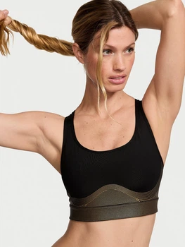 Спортивный топ для фитнеса женский Victoria's Secret 876623382 XL Черный (1160877451)