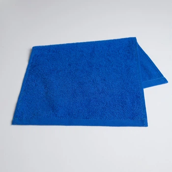 Небольшое махровое полотенце для рук и лица GM Textile 30х50см 400г/м2 (Синий)