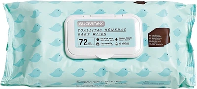 Дитячі вологі серветки Suavinex Wet Wipes 72 шт (8426420251822)