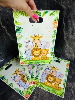 Подарочный пакет "Сафари" 25*16,5см