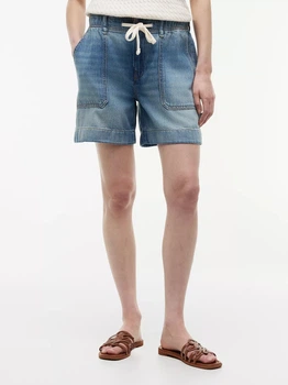 Джинсові шорти жіночі Tommy Hilfiger 243247131 S Блакитні (1159856222)