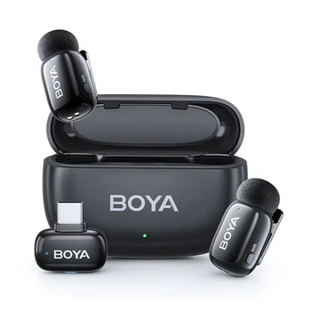 Беспроводной микрофон Boya Mini 2-02 Type-C с 2 передатчиками в кейсе (E4EAE9C4FBA1)