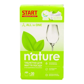 Start Nature Таблетки для посудомоечных машин 30 шт