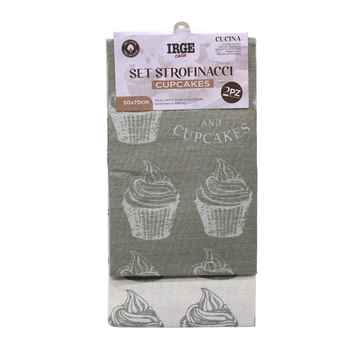 Кухонные полотенца IRGE Cupcakes 50×70 см 2 шт