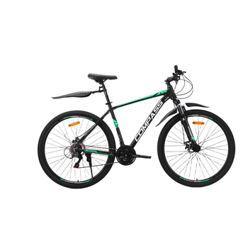 Велосипед гірський Crossbike Compass 29" 20" Чорний/Зелений (29СTA-006257)