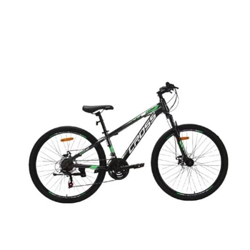 Велосипед гірський 26 дюймів CrossBike Storm v2, рама 13" Чорно-зелений (26СTS-000070)