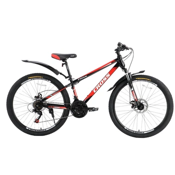 Велосипед горный 26 дюймов Cross Focus, рама 13" Черно-красный (26CWS-005076)