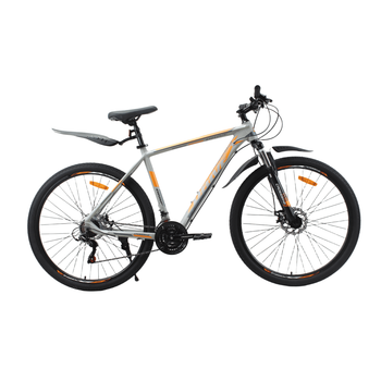 Велосипед горный Crossbike Drive 29" 21" Серый/Оранжевый (29СTA-006310)