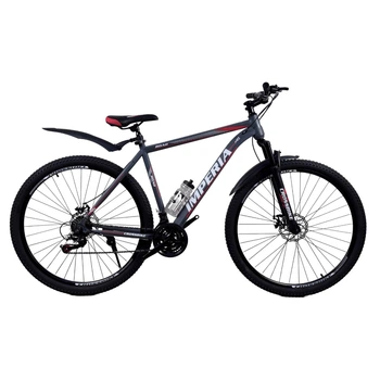 Велосипед гірський Crossbike Imperia 29" 21" Сіро/червоний (29СTS-006421)