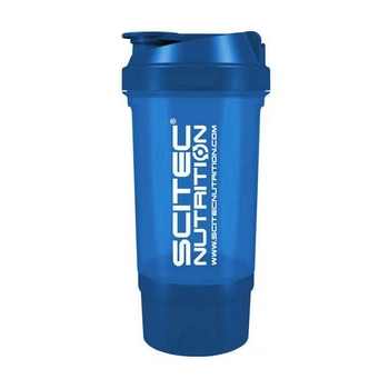 Шейкер Scitec Nutrition 500 Travel с контейнером синий