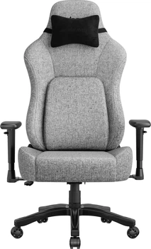 Кресло геймерское игровое Anda Seat Phantom 4 L до 100 кг Gray Fabric (AD18YSD-72-G-F-G01)