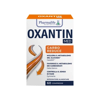 Диетическая добавка Oxantin Carbo Reduce для контроля углеводов и глюкозы, 60 таблеток