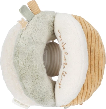 Piłeczka sensoryczno-rozwojowa Little Dutch Newborn Naturals (LD8425) (8713291884250)