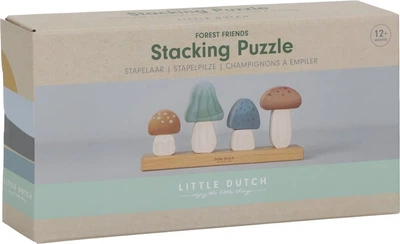 Пазл‑сортер Little Dutch Forest Friends FSC Грибочки (LD7230) (8713291772304)