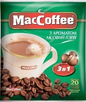 Напій Маккава ( 3в1) з смаком лісового горіха 18г /20 шт