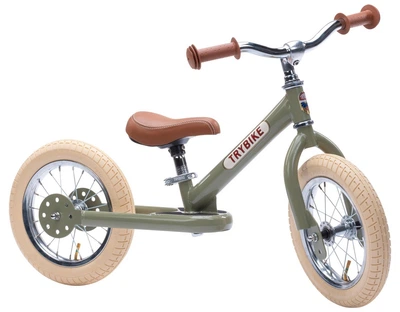 Біговел Trybike 2 Wheels Steel Vintage Green 12" 1263806 Зелений (30TBS-2-GRN-VIN)