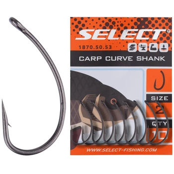 Крючок Select Carp Curve Shank #2 (10 шт/уп)
