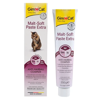 Паста для котів виведення шерсті зі шлунку GimCat Every Day Malt-Soft Paste Extra 200 г