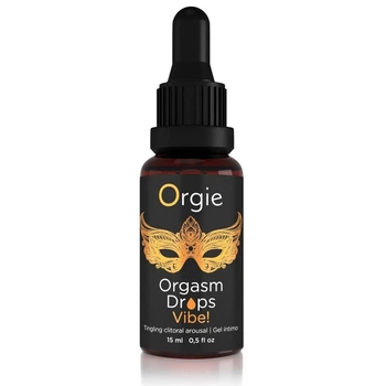 Капли клиторальные с вибрацией Orgie Orgasm Drops Vibe