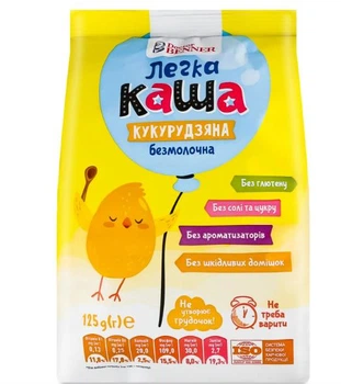 Каша кукурудзяна безмолочна легка, 125г