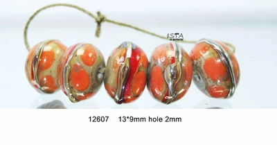 Набір скляних намистин № 12607 ISTA Lampwork