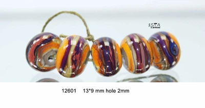 Набор стеклянных бусин № 12601 ISTA Lampwork