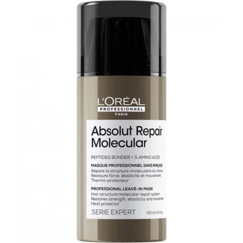 Маска незмивна для молекулярного відновлення пошкодженого волосся L'Oreal Professionnel Absolut Repair Molecular 100 мл