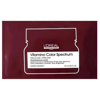 Маска для блиску та збереження кольору волосся L'Oreal Professionnel Vitamino Color Spectrum 15 мл пробник