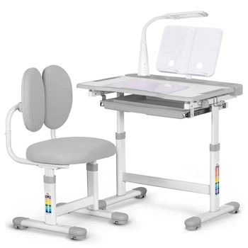 Комплект меблів Evo-Kids (стіл+стілець+полиця+лампа) BD-20 G