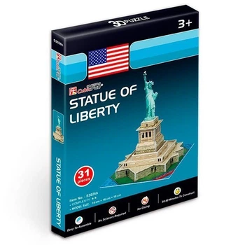 Пазл CubicFun Статуя Свободи (США), 31 ел ,S3026H