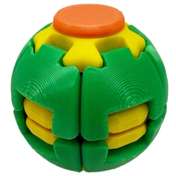 Дитячий антистрес "Spiner-Ball" Bambi SPIN-BALL-6(Green-Yellow) розмір 5,5 см