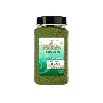 Кус кус Bisan органічний зі шпинатом 400г
