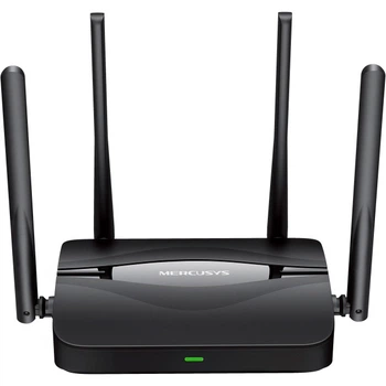 Беспроводной маршрутизатор MERCUSYS MR25BE с Wi-Fi 7 BE3600, поддержкой 2.4/5 ГГц, 3×GbE и 4 антеннами Black