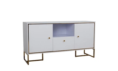 Буфет Невада МДФ 158x46x84 см Білий