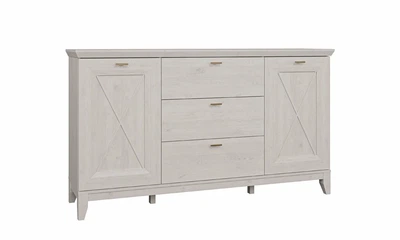 Комод 2д3ш Miramare ДСП 118,6x48,8x133,5 см Сосна біла
