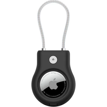 Чехол для трекера Belkin AirTag Secure Holder with Wire Cable Black (MSC009BTBK)