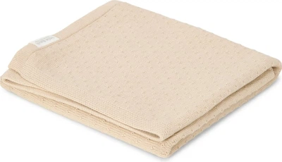 Kocyk dziecięcy Little Dutch Pure Soft Beige 70x100 cm (8721122584361)