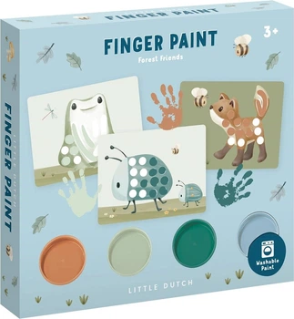 Набір для творчості Little Dutch для малювання пальцями Forest Friends 126114 (8714274126114)