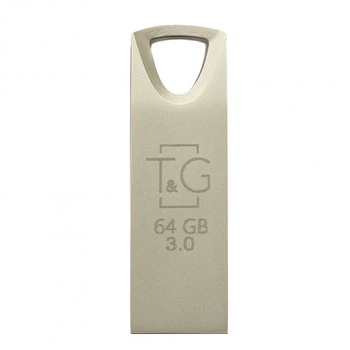 Флешка T&G 64 GB 117 Metal Series USB 3.0 Silver (TG117SL-64G3)