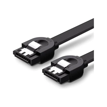 Кабель UGREEN US217 SATA 3 Data Cable 6 Гбіт/с 0.5 м Black (UGR-30796) шлейф SATA III для SSD і HDD