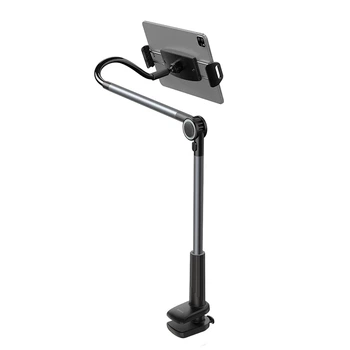 Настольный держатель для телефона и планшета Baseus Otaku Life Rotary Adjustment Lazy Holder Pro Gray (LUZQ000013) до