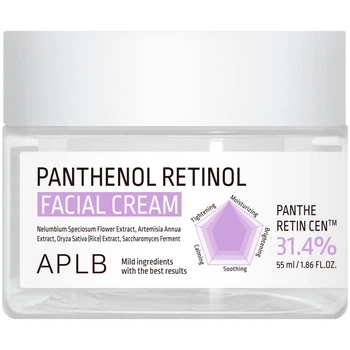 Омолаживающий крем для лица с пантенолом и ретинолом APLB Panthenol Retinol Facial Cream, 55 мл