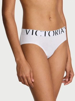 Трусики сліпи жіночі бавовняні Victoria's Secret 576189068 S Білі (1160979266)