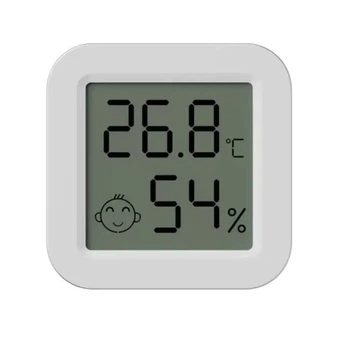 Датчик розумний - WI-FI термометр гігрометр Tuya TH05 (43*43*10 мм) чорно-білий дисплей