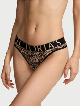 Трусики танга женские хлопковые Victoria's Secret 277985950 M Леопардовые (1160983131)